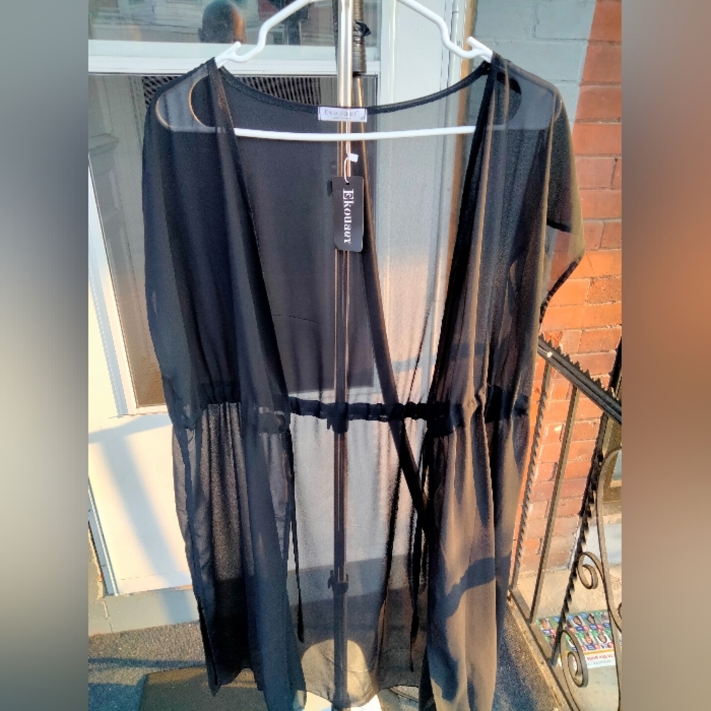 Swimsuit Ekouaer cover top/sexy lingerie wear